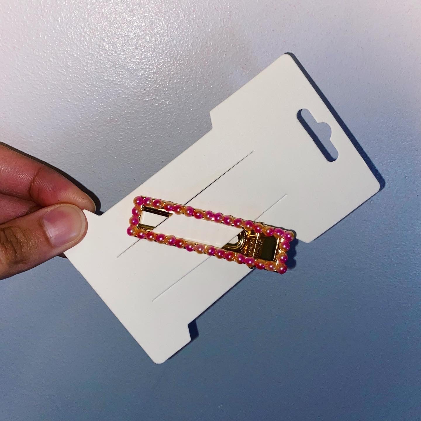 Pink & Orange Hair Clip (Single)